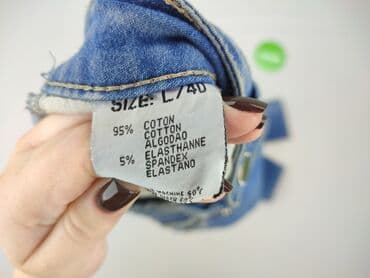 jeansy damskie podnoszące pośladki: Jeansy damskie, rozmiar L — 5