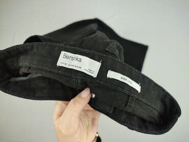 szerokie spodnie jeansowe bershka: Bershka, Jeansy damskie, rozmiar S — 4