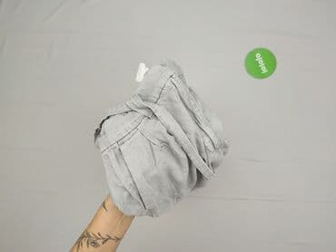 spodnie marszczone w pasie: Denim, Spodnie materiałowe damskie, XS — 6