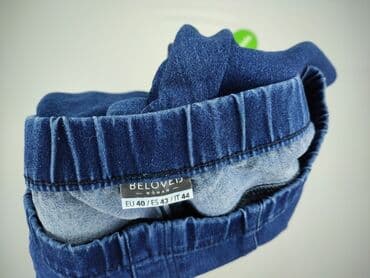 jeansy plus size wysoki stan: Leggings, Jeansy damskie, rozmiar L — 4