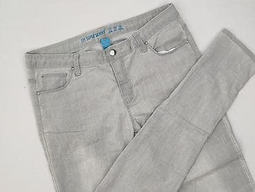 slim jeans: Soft Grey, Jeansy damskie, rozmiar M — 1