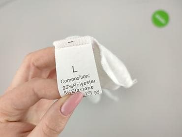 asymetryczne bluzki oversize: Bluzka damska, rozmiar L — 4