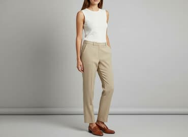 stradivarius buty przecena: Stradivarius, Spodnie materiałowe damskie, rozmiar S — 7