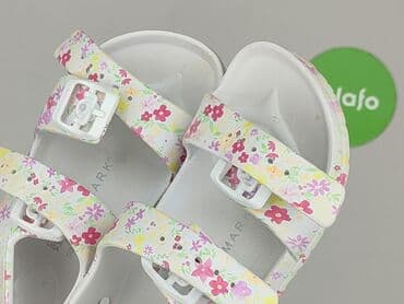 białe sandały na koturnie ccc: Sandałki Primark, 28, Używany — 5