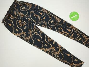 Women: Beloved, Material trousers for women, size S (EU 36) — 2