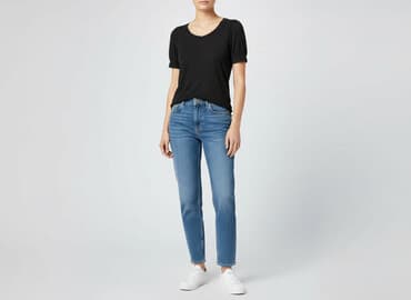 h and m slim fit t shirt: H&M, Women`s T-shirt, size S — 1