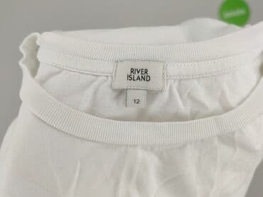 koszulka z kwiatkiem new yorker: River Island, T-shirt damski, M — 4