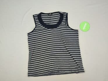 koszulka z długim rękawem w paski: BM, Top damski, rozmiar L — 2