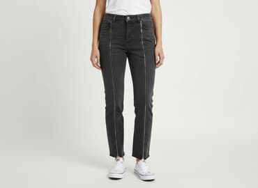czarne skinny jeans: Jeansy damskie, rozmiar S — 5