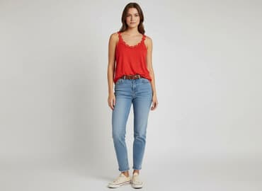 bluzki z kwiacistym wzorem: RAINBOW, Top damski, rozmiar S — 6