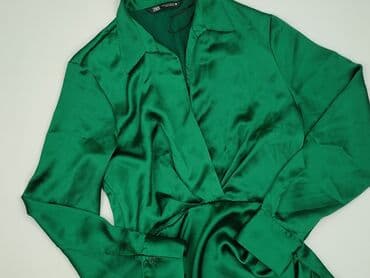 zara sukienka bufiaste rękawy: Zara, Sukienka damska, rozmiar M — 1