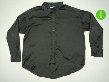 szara bluzka h m: H&M, Koszula damska, rozmiar L — 5