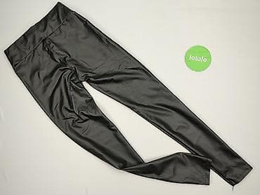 biale leginsy: Legginsy Ze skóry ekologicznej damskie, rozmiar M — 3