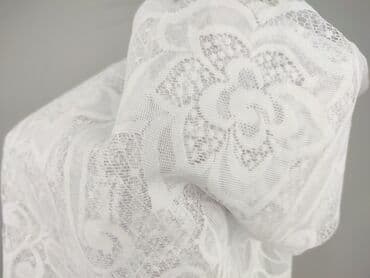 obrus żółty: Tkanina 120 x 170, kolor - Biały, stan - Idealny — 4