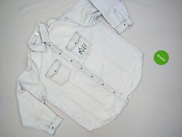 niebieska bluza hm: H&M Divided, Koszula damska, rozmiar L — 2