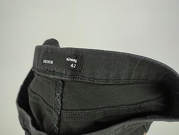legginsy ze stringami: Denim, Jeansy damskie, rozmiar XL — 4