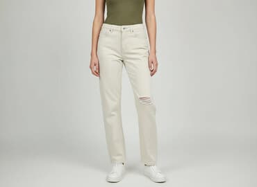 bershka buty przecena: Bershka, Jeansy damskie, rozmiar XS — 6