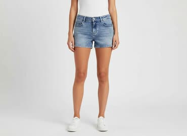 jeans short: Szorty damskie, rozmiar M — 6