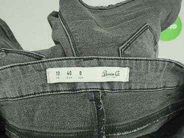 spodenki jeansowe z wysokim stanem pull and bear: Denim Co, Szorty damskie, rozmiar M — 4