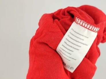 czerwona bluzka z dekoltem v: Туніка жіноча, розмір 3XL — 5