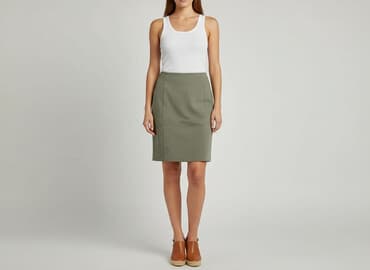 spódniczka khaki: H&M, Spódnica damska, rozmiar M — 7