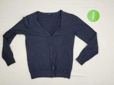 sweter z dekoltem v: Kardigan damski, rozmiar L — 2