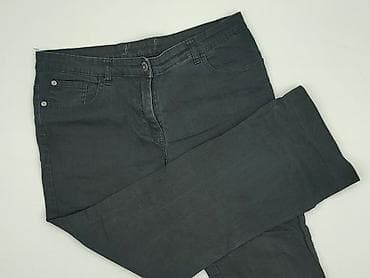 slouchy jeans: Spodnie materiałowe damskie, rozmiar XL — 1