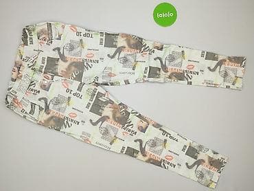 legginsy sliskie: Spodnie materiałowe damskie, rozmiar S — 2