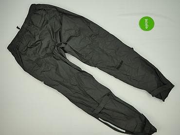 getry h: Męskie spodnie przeciwdeszczowe TCM, rozmiar L - Kolor: czarny/grafit — 3