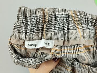 sinsay woskowane spodnie: Sinsay, Spodnie materiałowe damskie, rozmiar M — 4