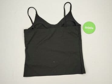 czarne t shirty damskie w serek: T-shirt damski, rozmiar S — 3