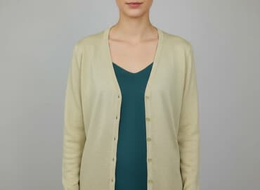 sweter z perełkami h m: BM, Kardigan damski, rozmiar S — 6