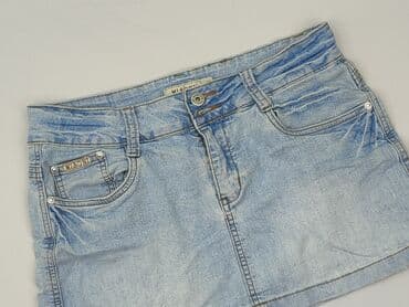 spodenko spódniczka jeans: Miaoni, Spódnica damska, rozmiar M — 1