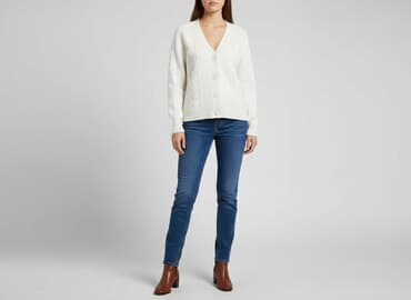 c a kurtki zimowe damskie: Blancheporte, Kardigan damski, rozmiar M — 7