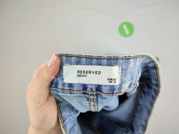 dżinsy z rozszerzanymi nogawkami: Denim, Jeansy damskie, rozmiar XS — 4