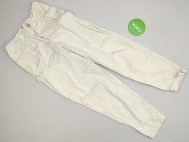 kremowe jeansy damskie: Spodnie damskie, rozmiar S — 2