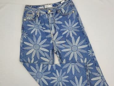 jeansy w stokrotki: House of Denim, Jeansy damskie, rozmiar M — 1