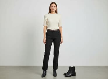 lidl buty sniegowce: Spodnie materiałowe damskie, rozmiar L — 6