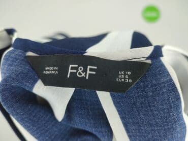 koszulka w niebieskie paski: F&F, Bluzka damska, M — 4