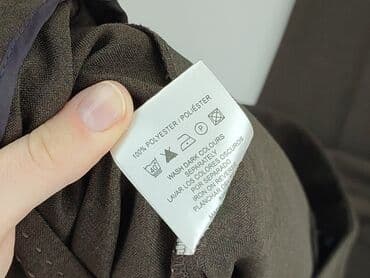 spodnie woskowane brązowe reserved: Atmosphere, Material trousers for women, size 2XL (EU 44) — 5