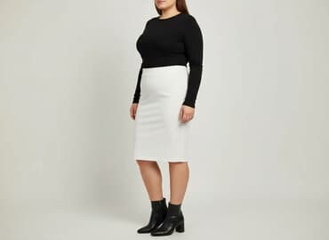 spódniczka z rozcięciami: Spódnica damska, rozmiar 4XL — 5