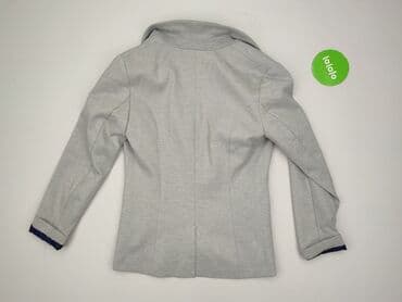 niebieska marynarka damska hm: H&M, Marynarka damska, rozmiar L — 4