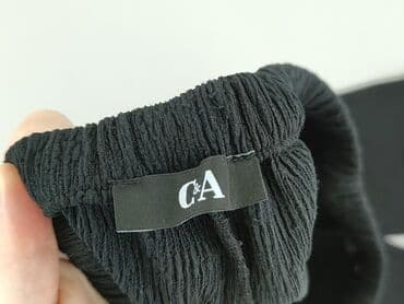 spodnie czarne materiałowe damskie: C&A, Spodnie materiałowe damskie, rozmiar M — 4