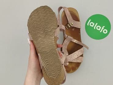srebrne paski do sukienki: Sandals for women, 39, condition - Very good — 4