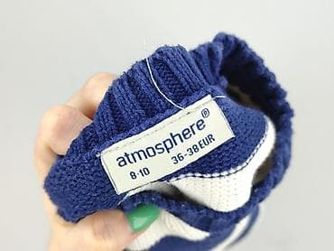 niebieski sweter hm: Atmosphere, Sweter damski, rozmiar S — 4