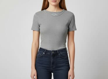 bluzki prazkowane: Top damski, rozmiar S — 6