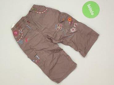 boho ubrania dla dzieci: Baby material trousers, 12-18 months, 80-86 cm, condition - Very good — 2