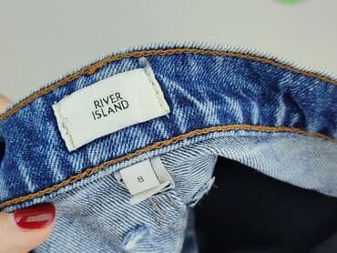 markowe dżinsy: River Island, Jeansy damskie, S — 4