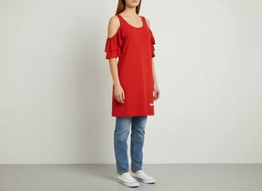 czerwona sukienka 146: Sukienka damska, rozmiar S — 5