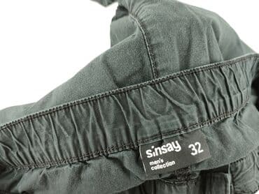 sinsay spodnie czarne z wysokim stanem: Sinsay, Shorts for men — 4